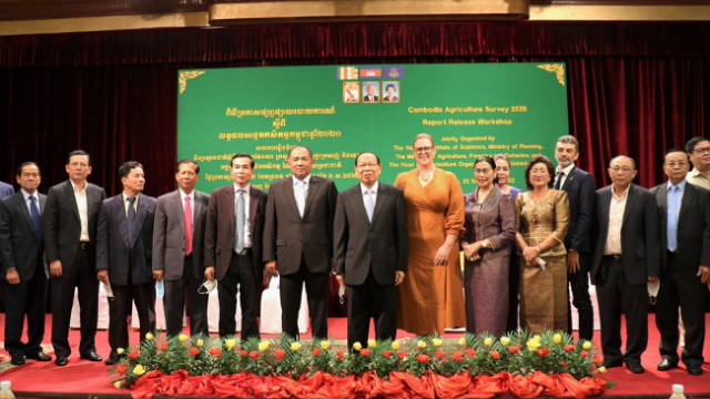 Government officials gathered at launch