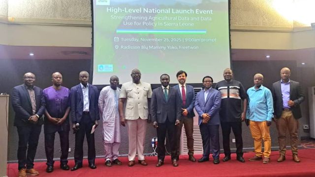 Officials at launch event